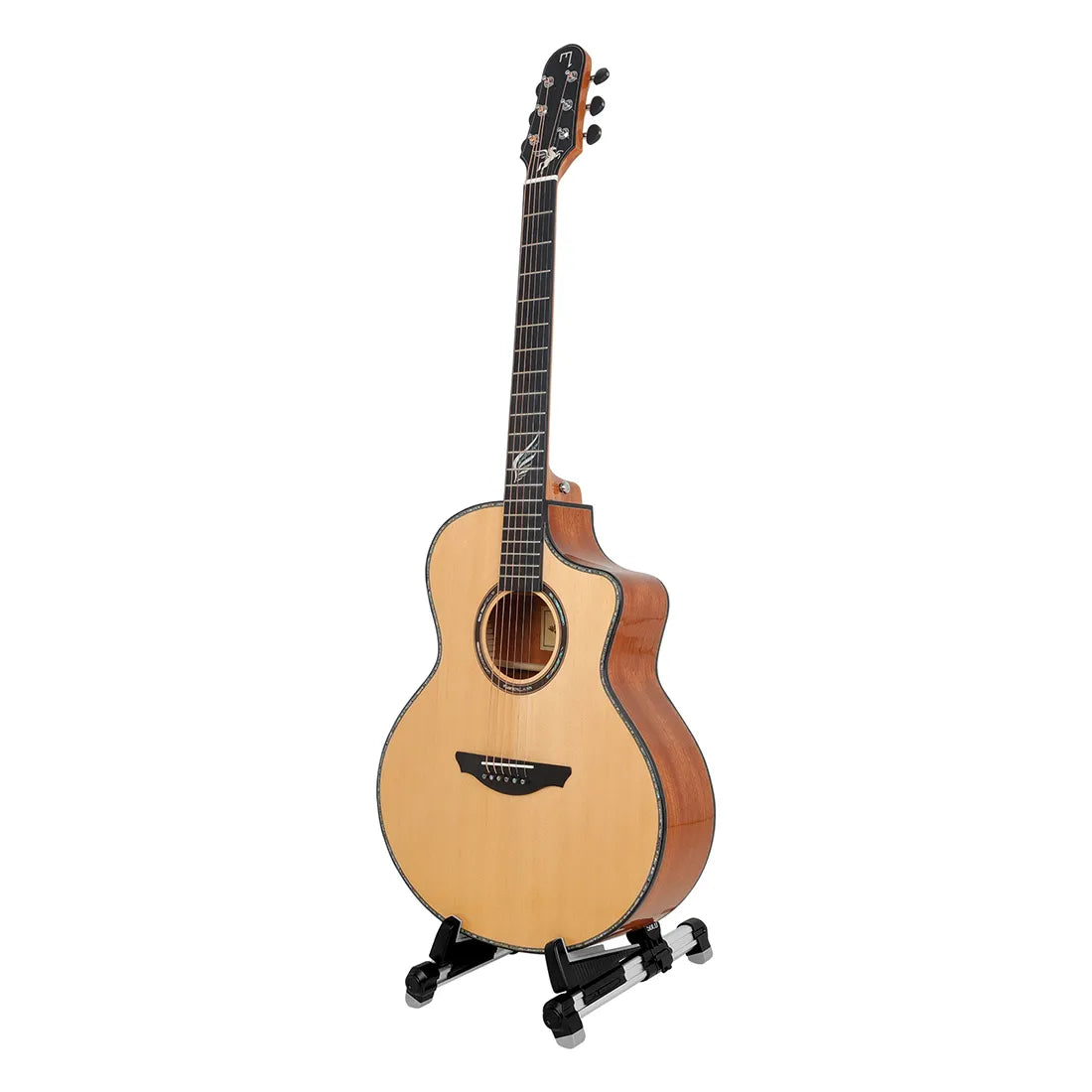Multifunctional Aluminum Alloy Guitar Stand with Bluetooth Speaker & USB Charging